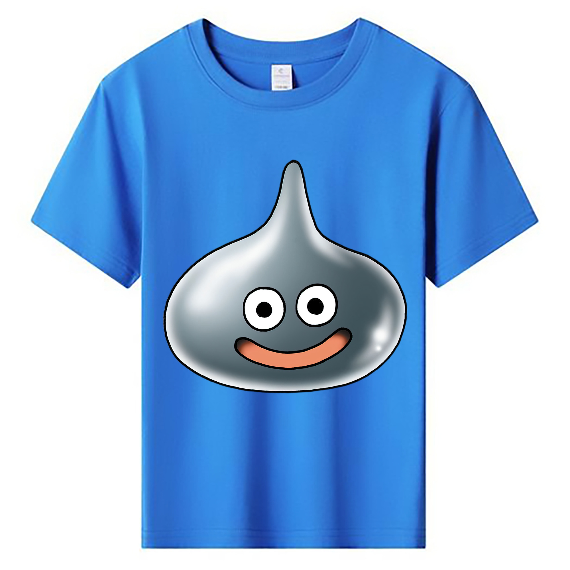 （画像用） ドラゴンクエスト Doragon Kuesuto Dragon Quest 綿100％キッズTシャツ（フロントプリント）